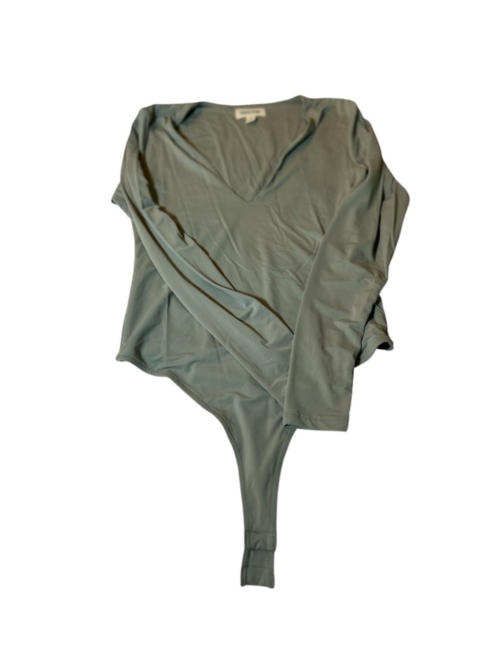 Open Edit Long-Sleeve V-Neck Bodysuit